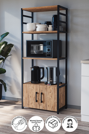 28-04-02 Colombia Kitchen Shelf PINE