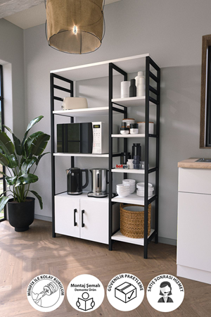 28-08-01 Brazil Kitchen Shelf WHITE