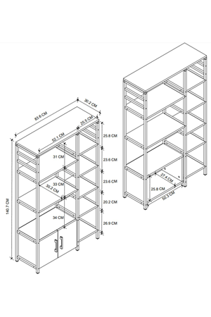 28-08-01 Brazil Kitchen Shelf WHITE