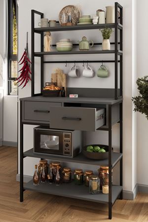 28-02-08 Vietnam Kitchen Stand With 2 Drawers ANTHRACITE