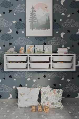 12-14-01 6 Baskets Multifunctional Sahra Cabinet WHITE