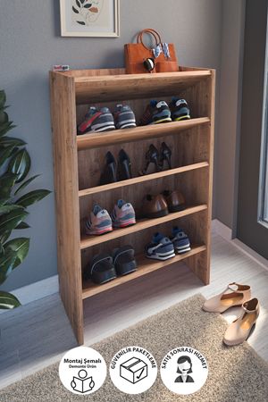 18-05-02 5 Shelves Shoerack PINE