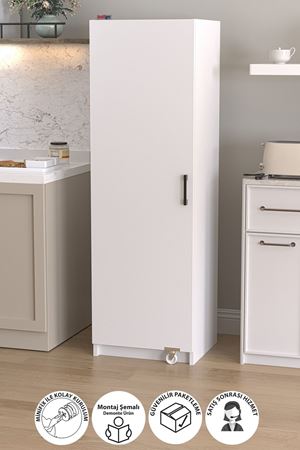 12-07-01 Altay Pantry Cabinet WHITE