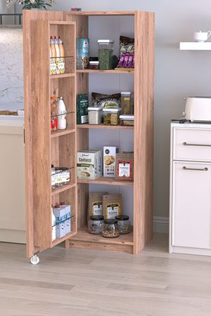 12-07-02 Altay Pantry Cabinet PINE