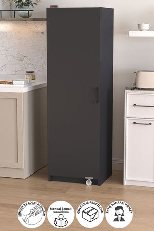 12-07-08 Altay Pantry Cabinet ANTHRACITE
