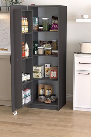 12-07-08 Altay Pantry Cabinet ANTHRACITE