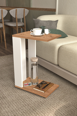 22-60-21 Wheeled Coffee Table PINE/WHITE