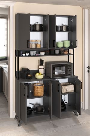 12-88-08 Multifunctional Defne Cabinet ANTHRACITE
