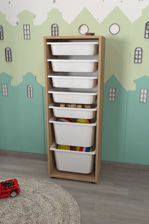 12-10-14 7 Baskets Multifunctional Pera Cabinet SAPPHIRE- OAK