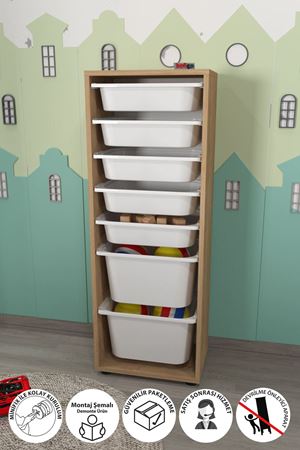 12-10-14 7 Baskets Multifunctional Pera Cabinet SAPPHIRE- OAK