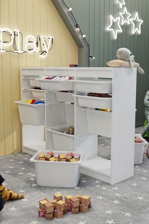 12-11-01 12 Baskets Multifunctional Lara Cabinet WHITE 