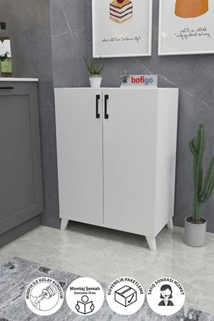 12-40-01 Ceren Multipurpose Cabinet WHITE