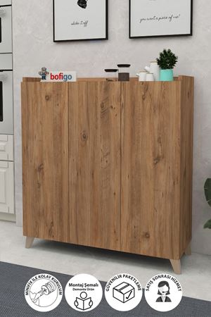 12-30-02 Kumsal Cabinet With 3 Doors PINE