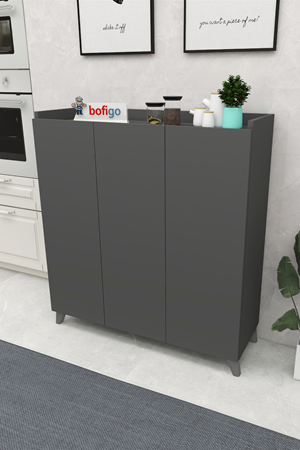 12-30-08 Kumsal Cabinet With 3 Doors ANTHRACITE