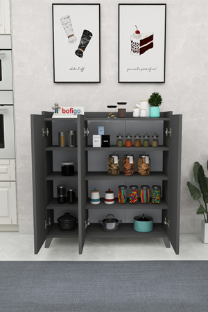 12-30-08 Kumsal Cabinet With 3 Doors ANTHRACITE