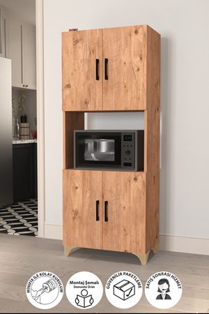 12-70-02 Ece Microwave Cabinet PINE