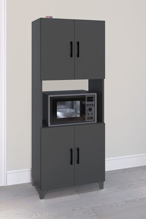12-70-08 Ece Microwave Cabinet ANTHRACITE