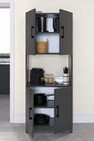 12-70-08 Ece Microwave Cabinet ANTHRACITE