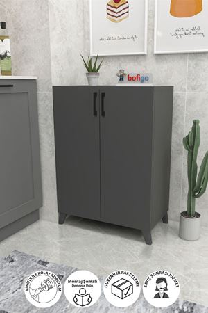 12-40-08 Ceren Multipurpose Cabinet ANTHRACITE