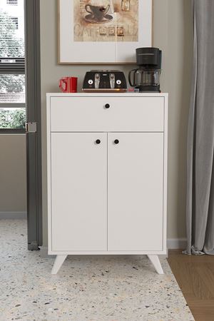 12-05-01 Ezgi Cabinet With Drawer WHITE