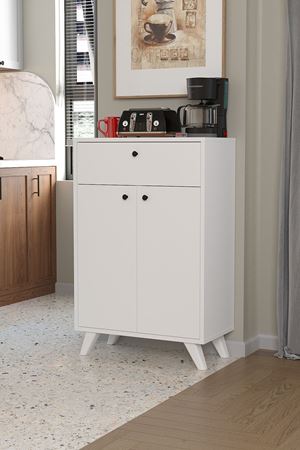 12-05-01 Ezgi Cabinet With Drawer WHITE