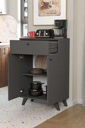 12-05-08 Ezgi Cabinet With Drawer ANTHRACITE