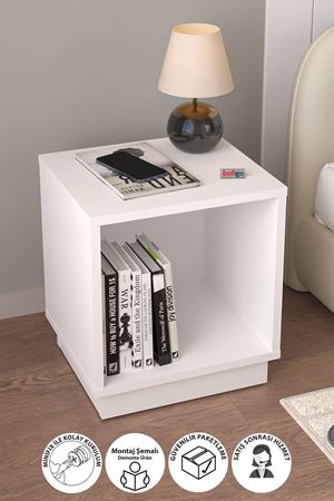 19-03-01 Nightstand Samos WHITE
