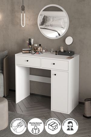 32-01-01 Porto Make-Up Table WHITE