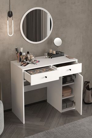 32-01-01 Porto Make-Up Table WHITE