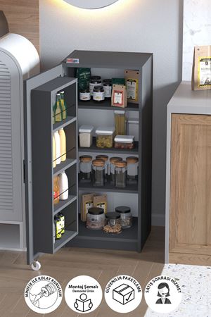 12-06-08 Atlas Pantry Cabinet ANTHRACITE