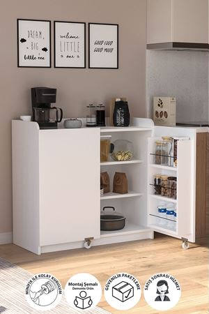 12-12-01 Gokce Pantry Cabinet WHITE