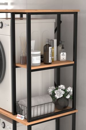 12-38-02 Misra Metal Bathroom Cabinet PINE