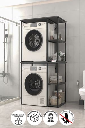 12-38-08 Misra Metal Bathroom Cabinet ANTHRACITE