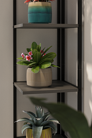 15-18-08 Selanik Corner Bookshelf ANTHRACITE