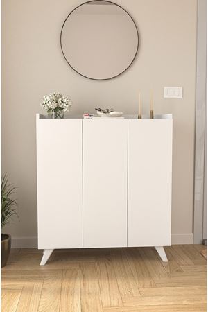 12-30-01 Kumsal Cabinet With 3 Doors WHITE