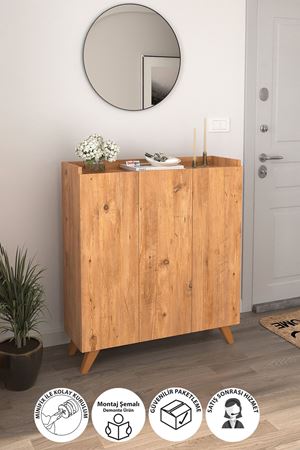 12-30-02 Kumsal Cabinet With 3 Doors PINE