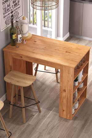 34-09-02 Kitchen Bar Table PINE