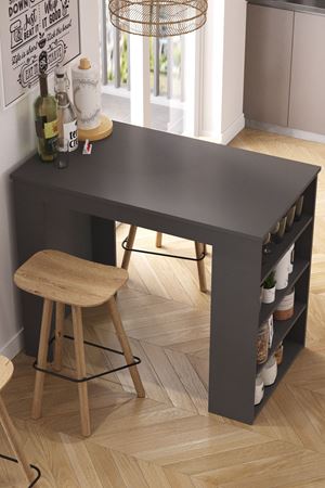 34-09-08 Kitchen Bar Table ANTHRACITE