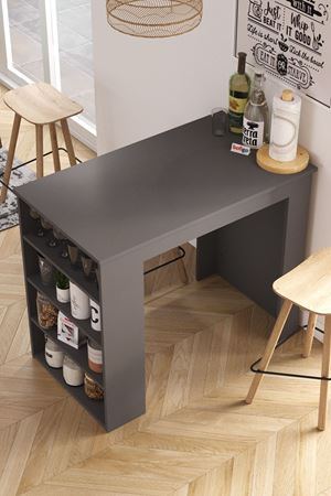 34-09-08 Kitchen Bar Table ANTHRACITE
