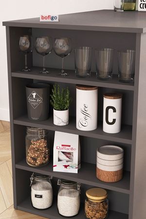 34-09-08 Kitchen Bar Table ANTHRACITE