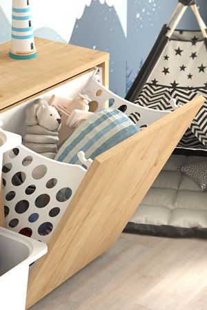 12-39-14 2 Baskets Multifunctional Sıla Cabinet SAPPHIRE-OAK