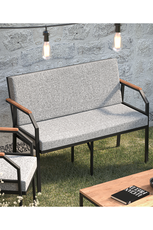 Linea Garden Set with Coffee Table PINE