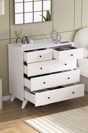 27-03-01 Smyrna Dresser WHITE