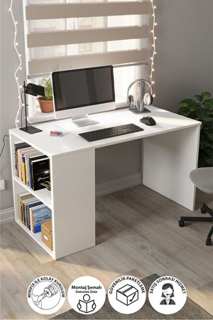 20-35-01 60x120 Cm Smyrna Study Desk WHITE