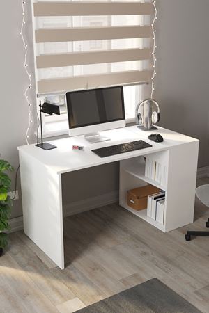 20-35-01 60x120 Cm Smyrna Study Desk WHITE
