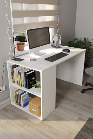20-35-01 60x120 Cm Smyrna Study Desk WHITE