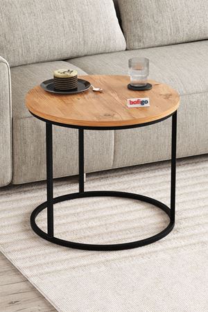 Bofigo 2li Orta Sehpa Zigon Sehpa Yan Sehpa Kahve Sehpası Hilal Çam