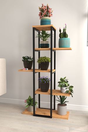 15-15-01 Metal Corner Bookshelf WHITE