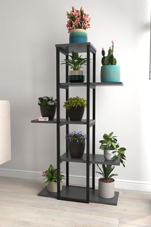 15-15-01 Metal Corner Bookshelf WHITE