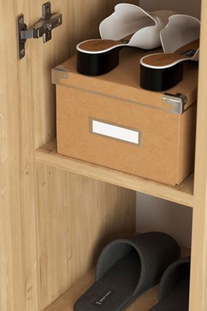 Bofigo Kapaklı 5 Bölmeli Çok Amaçlı Dolap Çok Amaçlı Mutfak Dolabı Banyo Dolabı Buket Safir Meşe